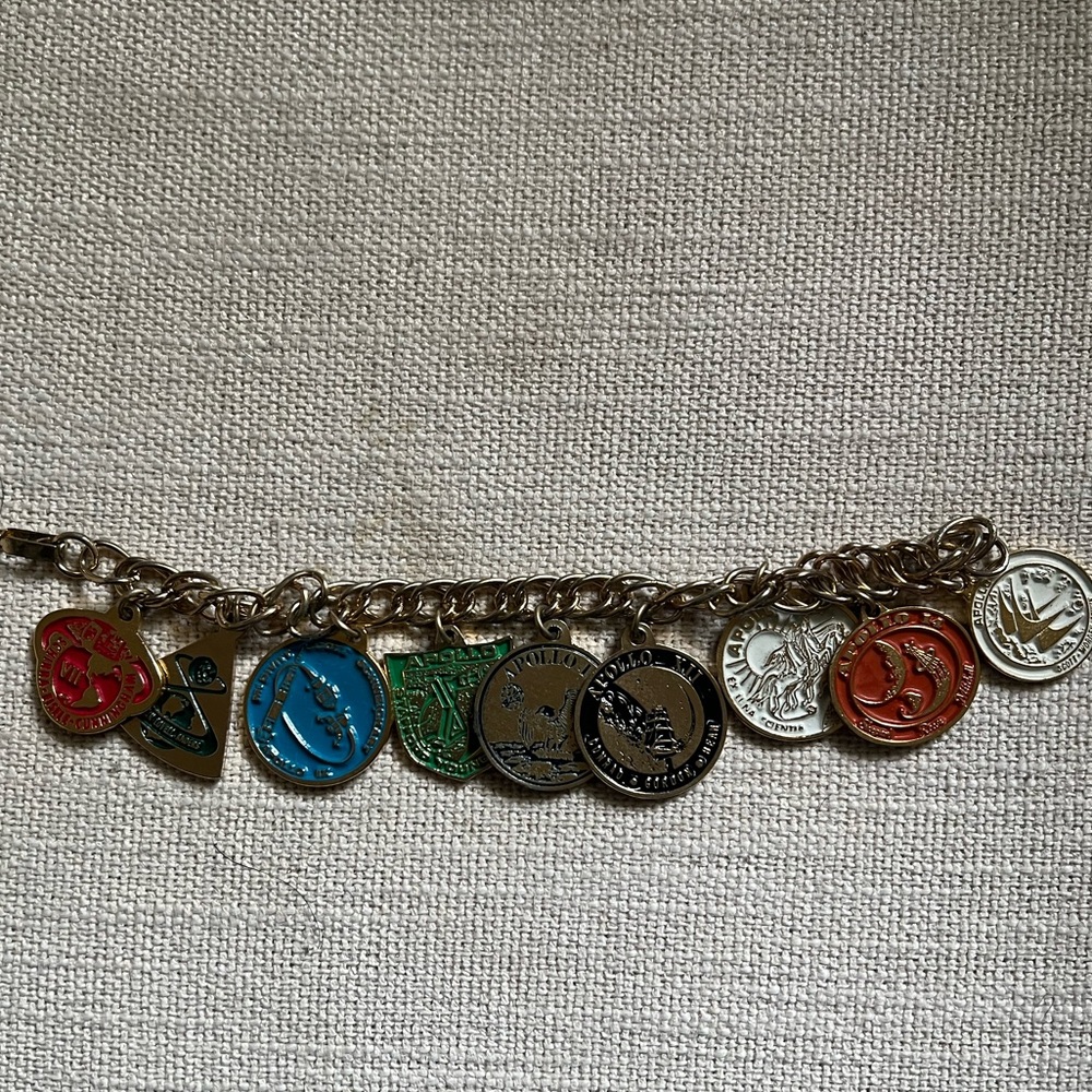 Rare NASA charm bracelet